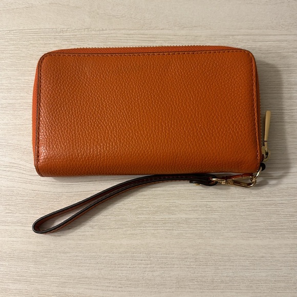 Michael Kors Large Leather Smartphone Wristlet VGUC - Picture 5 of 8